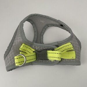 Boots & Barkley Reflective, Adjustable & Comfort Dog Harness Size XS Gray/Yellow